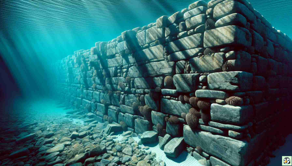 Megaestrutura Idade da Pedra Mar Báltico muro