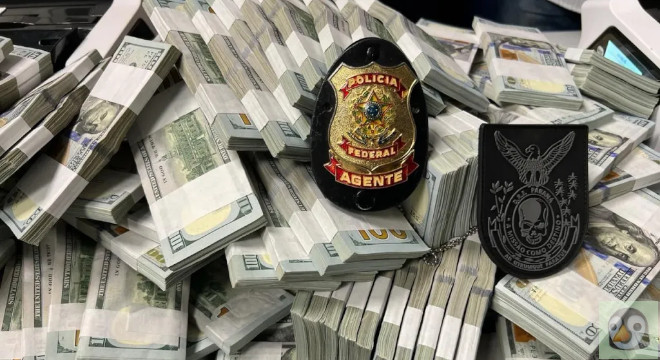 Dólares Operação Follow The Money Polícia Federal