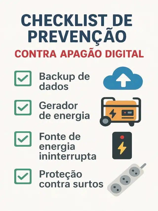 Como se preparar para o apagão digital